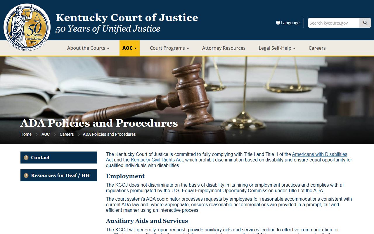 Lee County court records ADA access policies