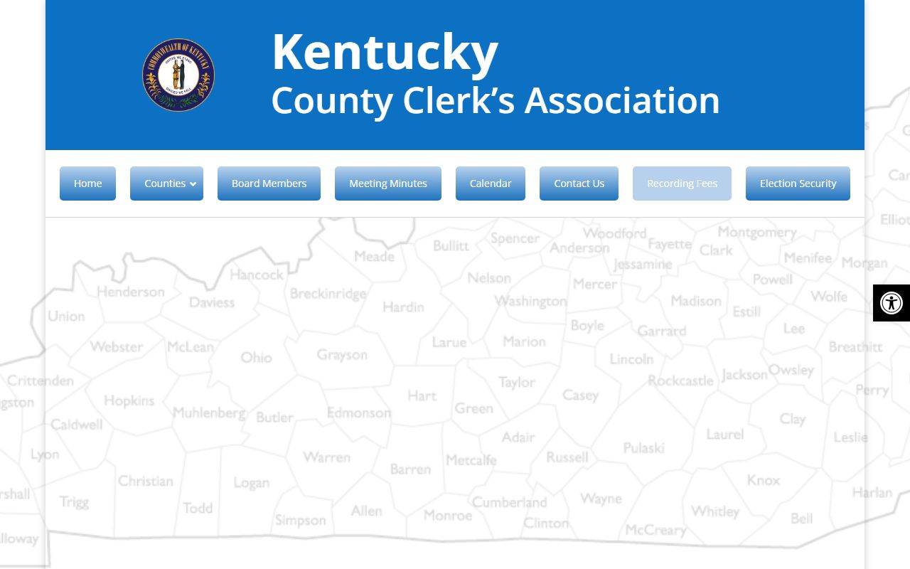 Lee County probate records Kentucky county recording fees